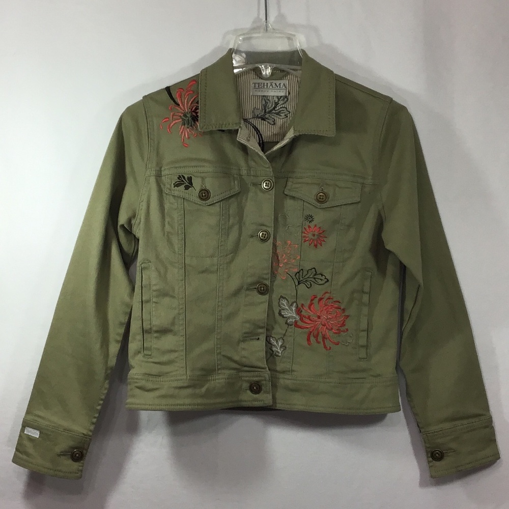 TEHAMA Floral Embroidered Jacket